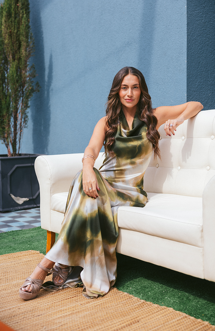 PRE ORDER: CANNES MAXI DRESS LIMITED EDITION MOSS GREEN