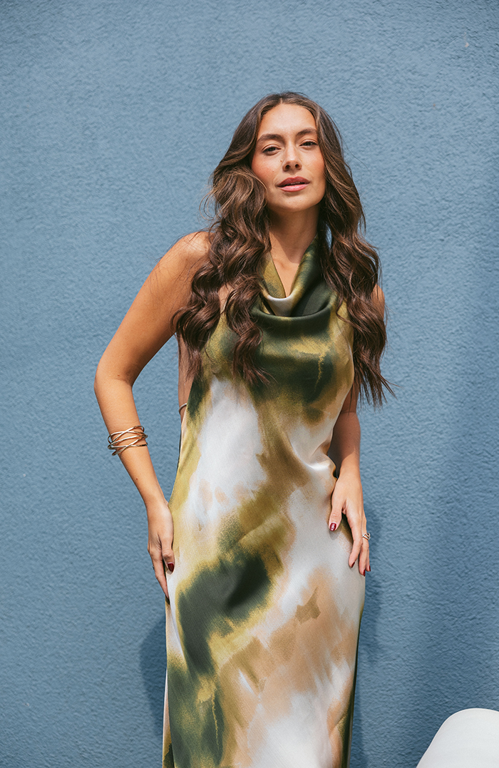 PRE ORDER: CANNES MAXI DRESS LIMITED EDITION MOSS GREEN