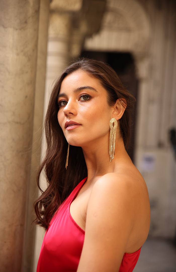 GOLD MOROCCO HOOPS