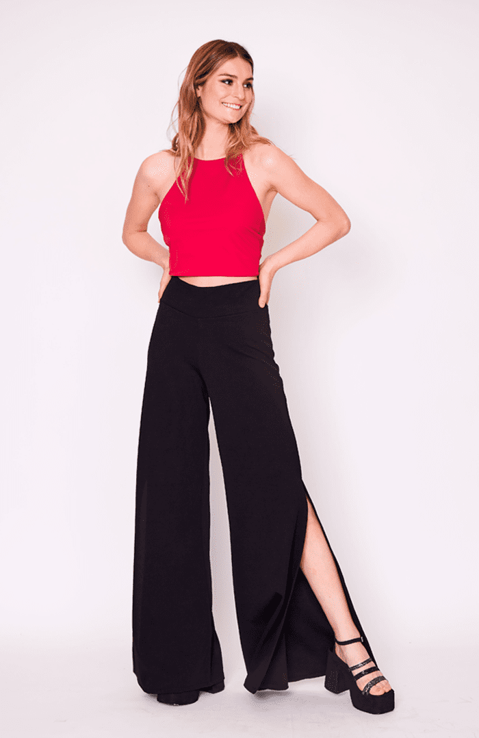 CROP TOP CUELLO ROJO 01