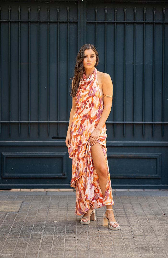PRE ORDER: ANDALUCIA MAXI DRESS LIMITED EDITION TERRACOTTA