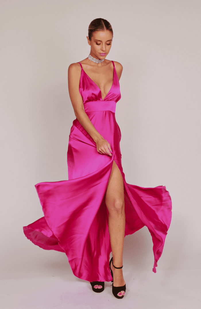 MAXI DELFINA SEDA FUCSIA 05