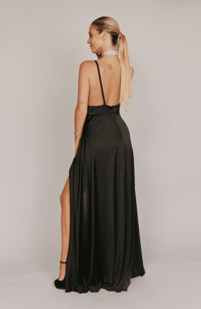 MAXI DELFINA SEDA NEGRO 06