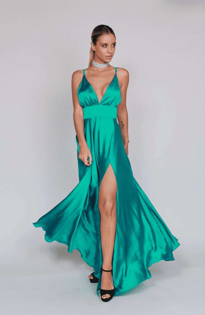 MAXI DELFINA SEDA TURQUESA 02