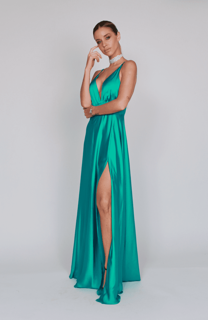MAXI DELFINA SEDA TURQUESA 03