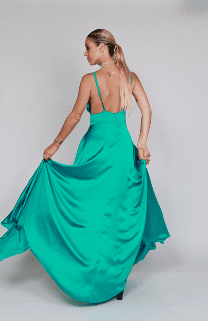 MAXI DELFINA SEDA TURQUESA 04