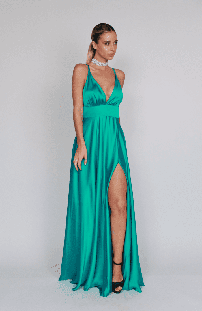 MAXI DELFINA SEDA TURQUESA 05