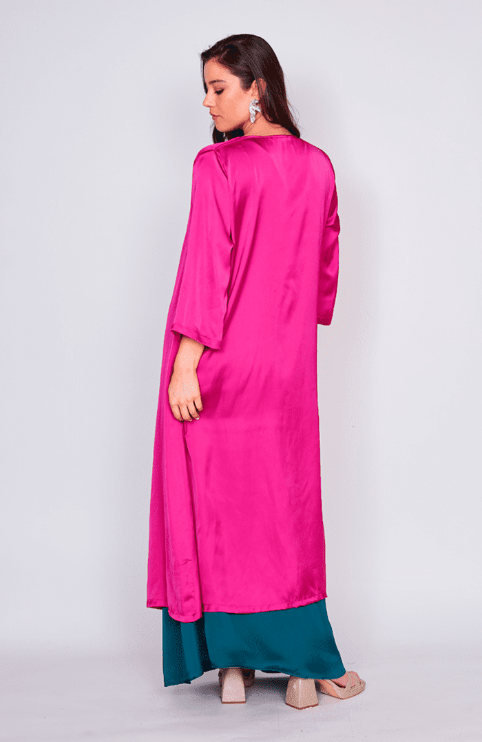 MAXI KIMONO FUCSIA 01