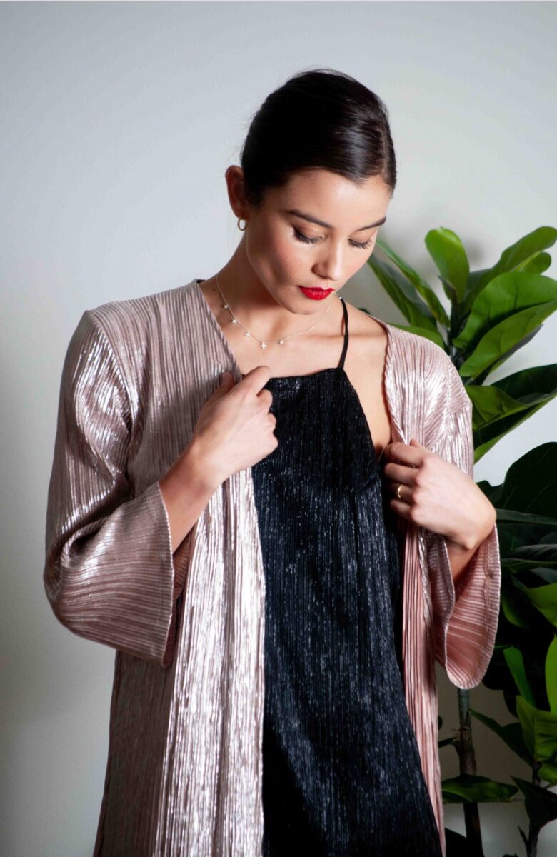 kimono maxi plisado 02